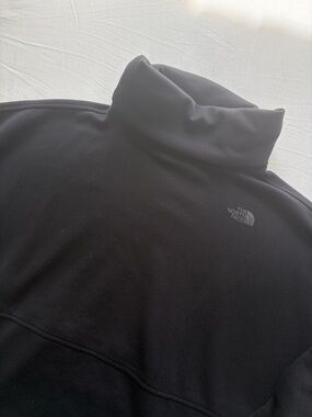 The North Face Black Turtleneck Fleece Pullover
